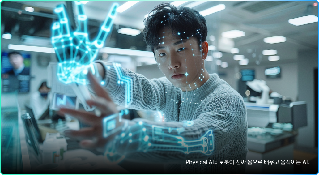 Physical AI = 로봇이 진짜 몸으로 배우고 움직이는 AI