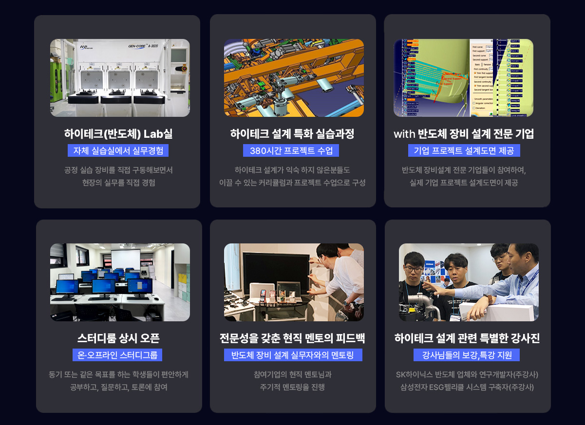 실제 장비를 직접 설계하고 분석